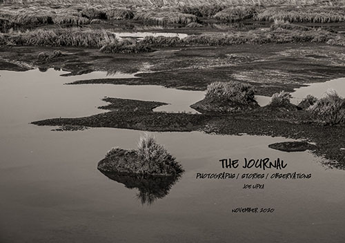 Slough landscapes, photographs of circles, shadows on a boat deck