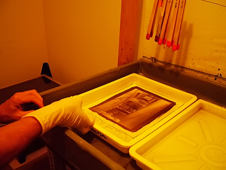 developing a platinum print